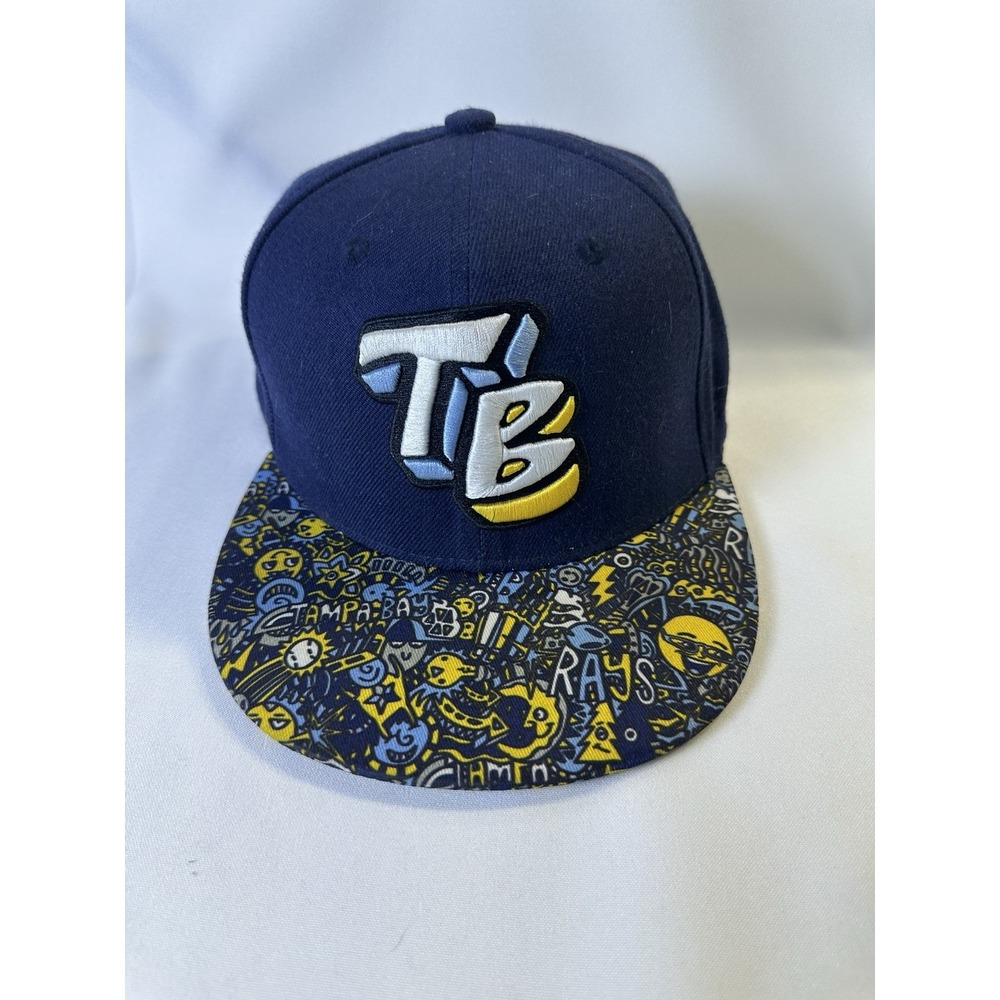Tampa Bay Rays Chad Mize Melonwear Baseball Fan Art To Wear Snapback Hat
